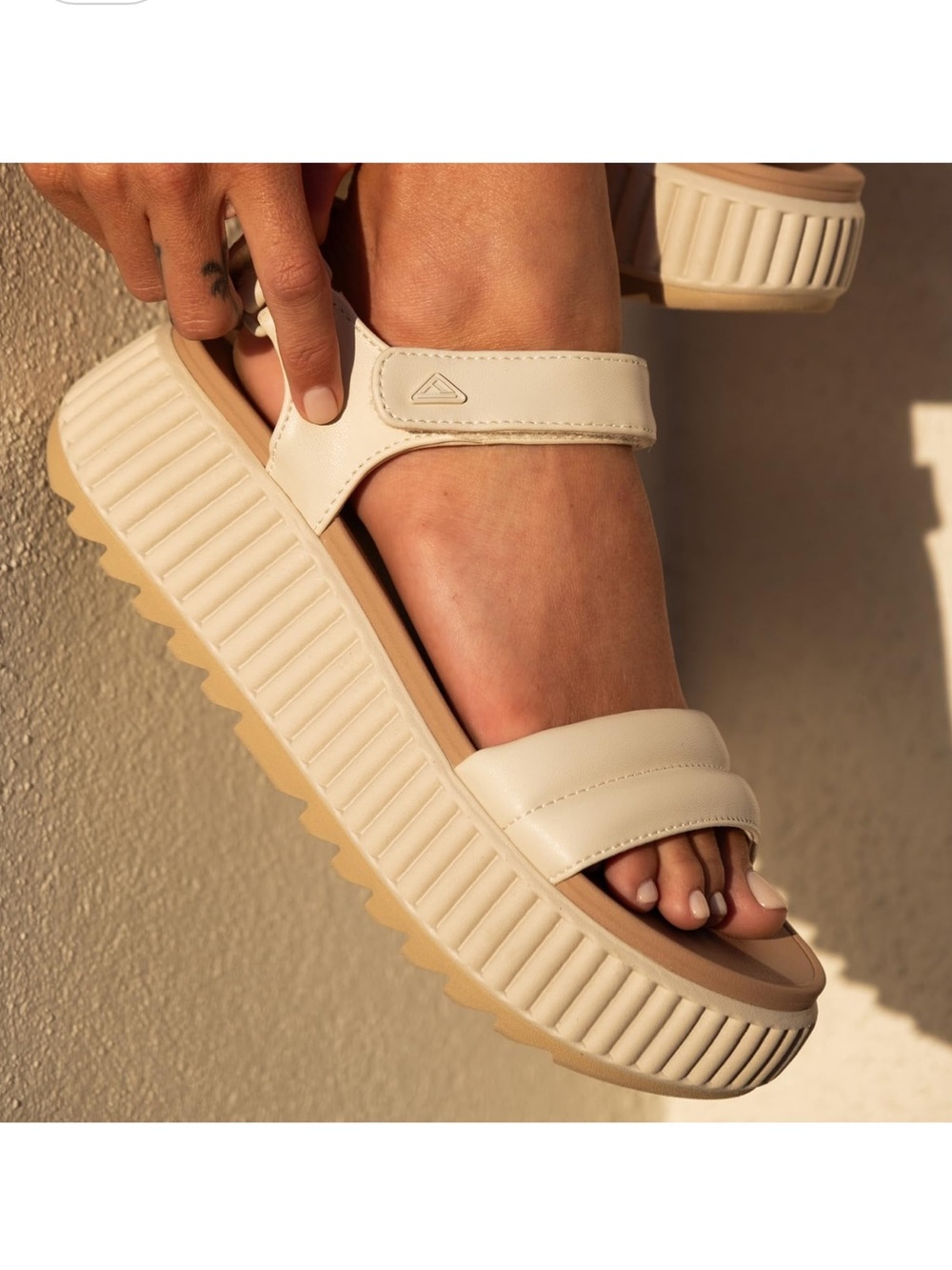 Reef Vista Higher Raya Ankle Strap Sandals Women’s Size 9 Beige CJ6557 NEW
